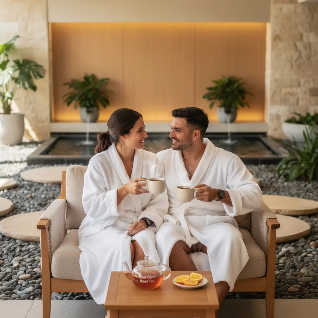 Šilti saulės spinduliai, krentantys ant arbatos puodelio su citrina.